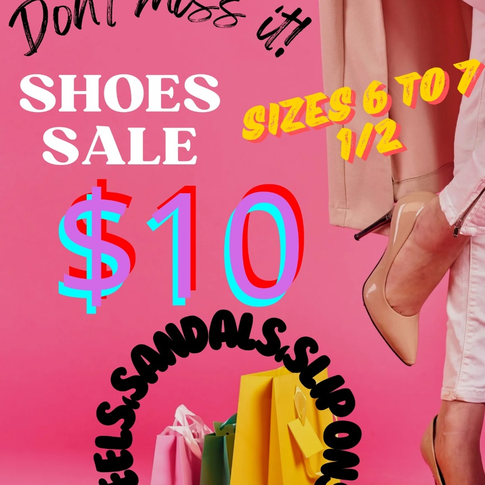 Shoes for $10!